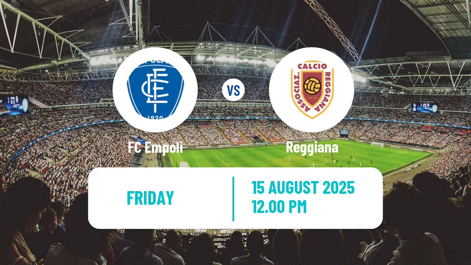 Football Coppa Italia Empoli - Reggiana