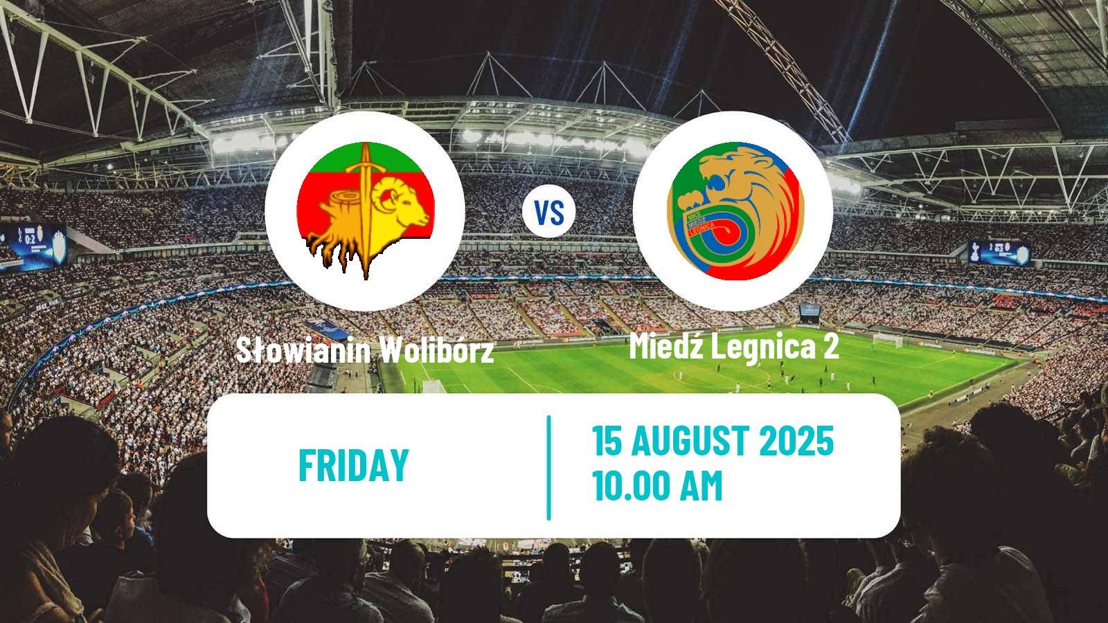 Football Polish Division 3 - Group III Słowianin Wolibórz - Miedź Legnica 2