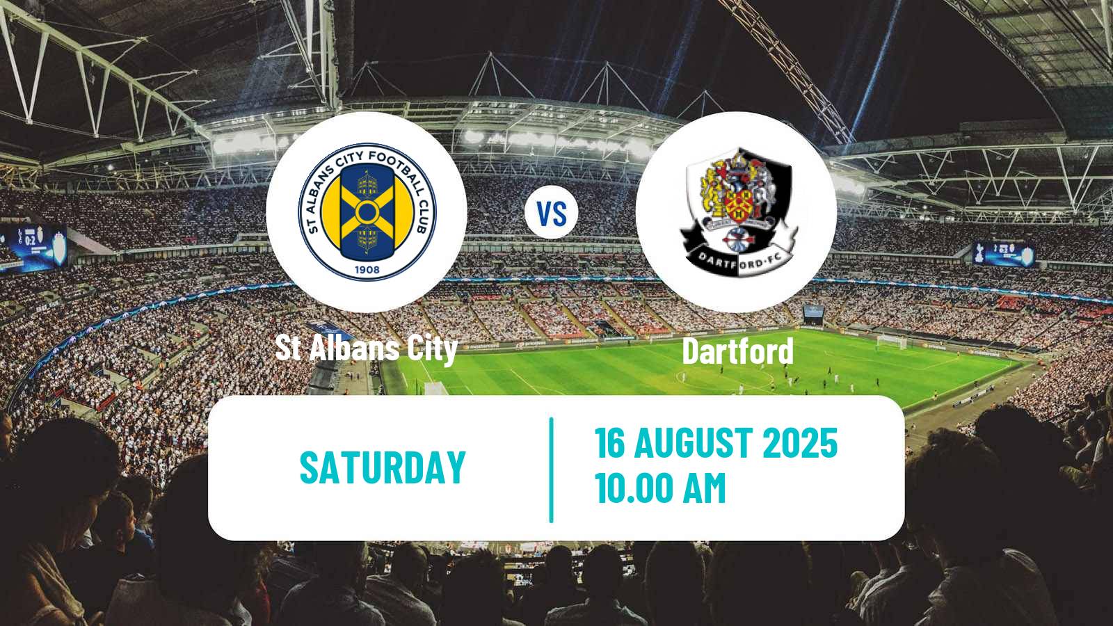 Football English Isthmian League Premier Division St Albans City - Dartford