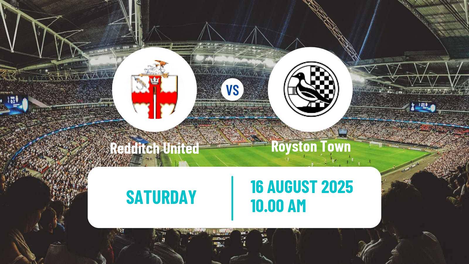 Football English Southern League Central Division Redditch United - Royston Town