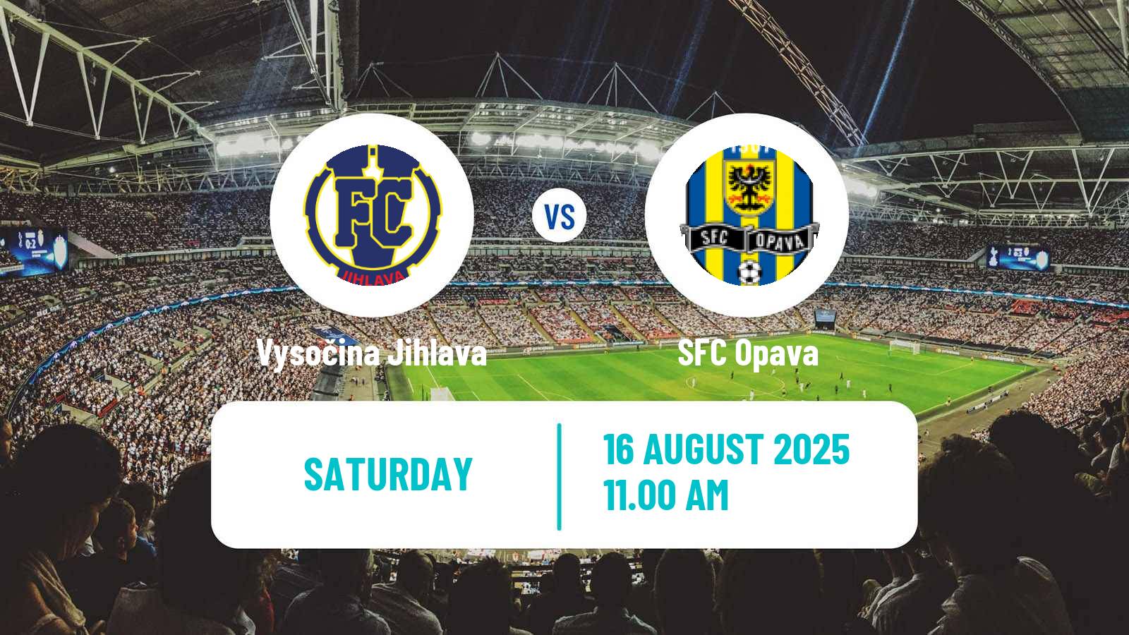 Football Czech Division 2 Vysočina Jihlava - Opava