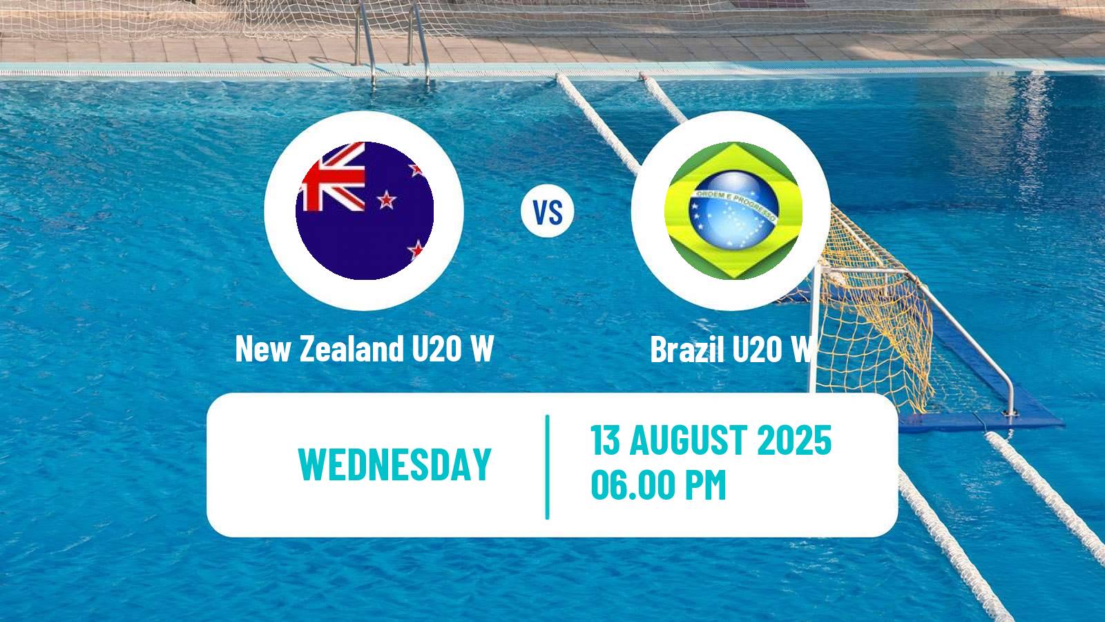 Water polo World Championship Water Polo U20 Women New Zealand U20 W - Brazil U20 W
