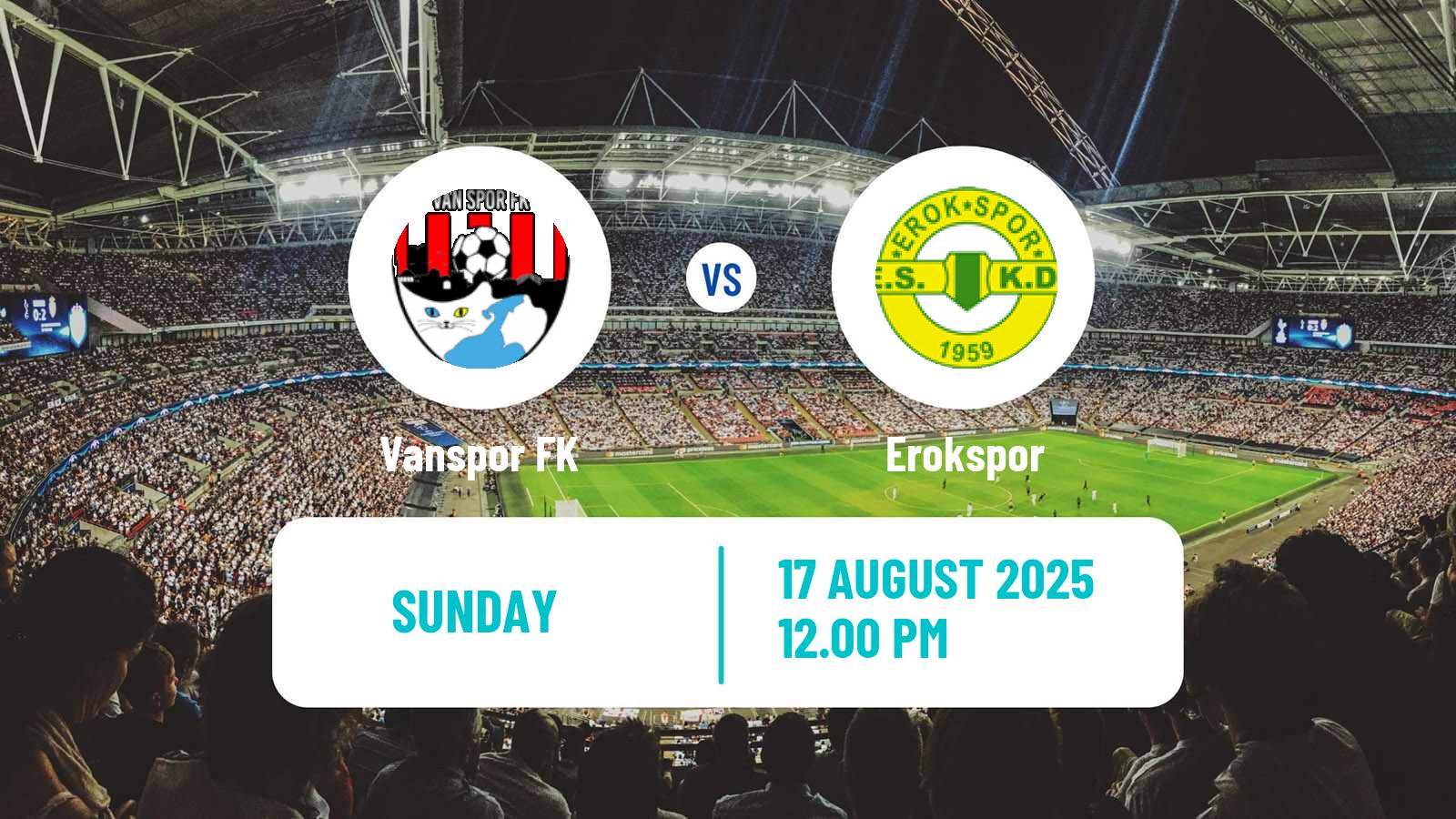 Football Turkish First League Vanspor - Erokspor