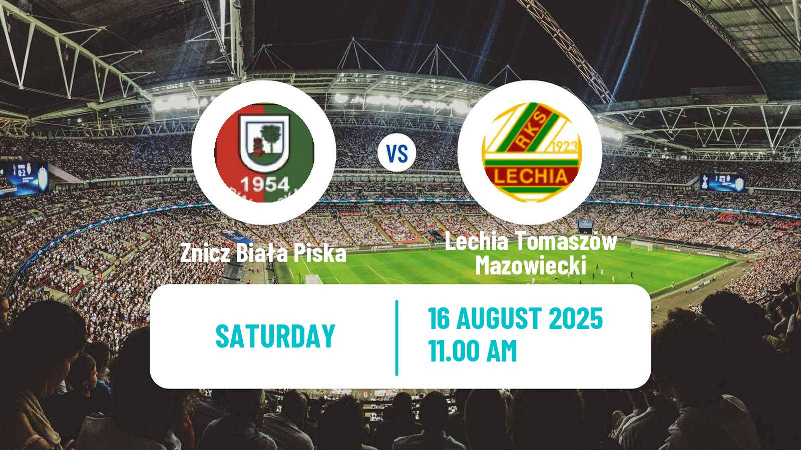 Football Polish Division 3 - Group I Znicz Biała Piska - Lechia Tomaszów Mazowiecki