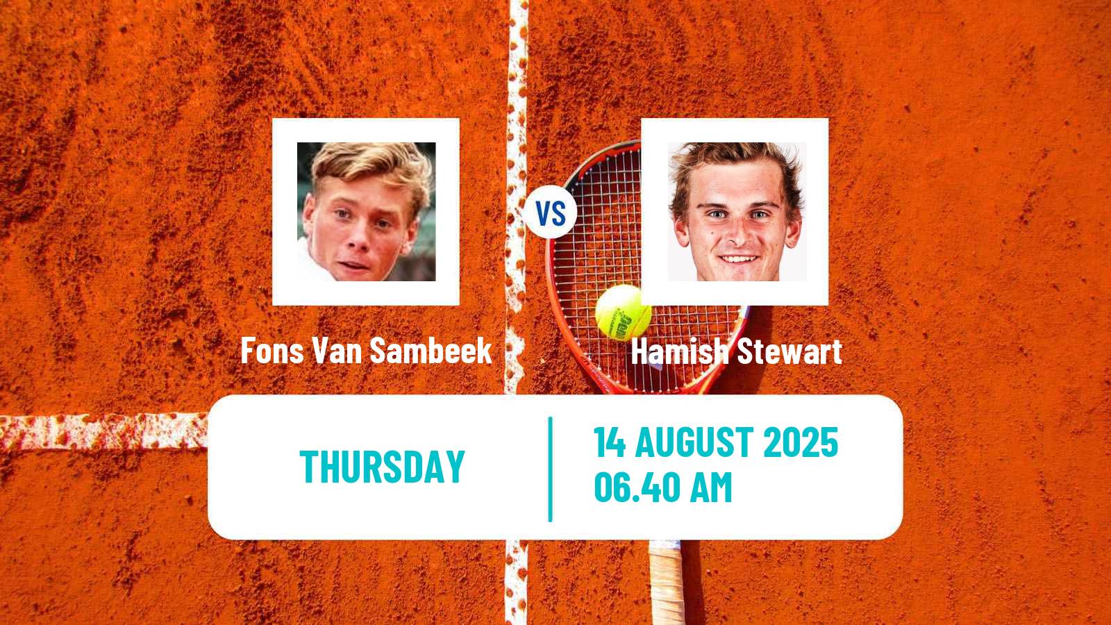 Tennis ITF M25 Idanha A Nova Men Fons Van Sambeek - Hamish Stewart