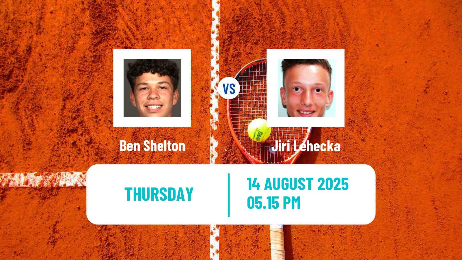 Tennis ATP Cincinnati Ben Shelton - Jiri Lehecka