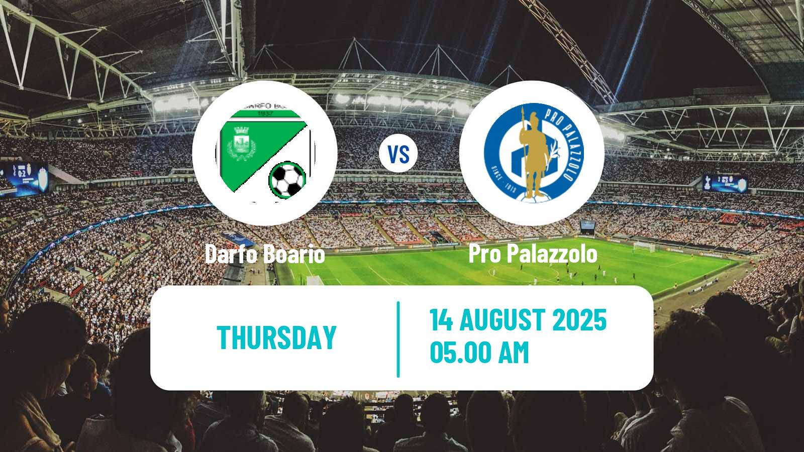 Football Club Friendly Darfo Boario - Pro Palazzolo