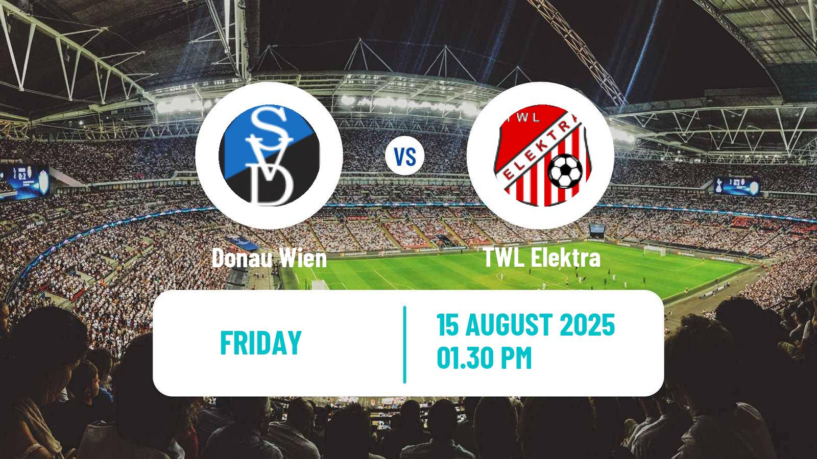 Football Austrian Regionalliga East Donau Wien - TWL Elektra