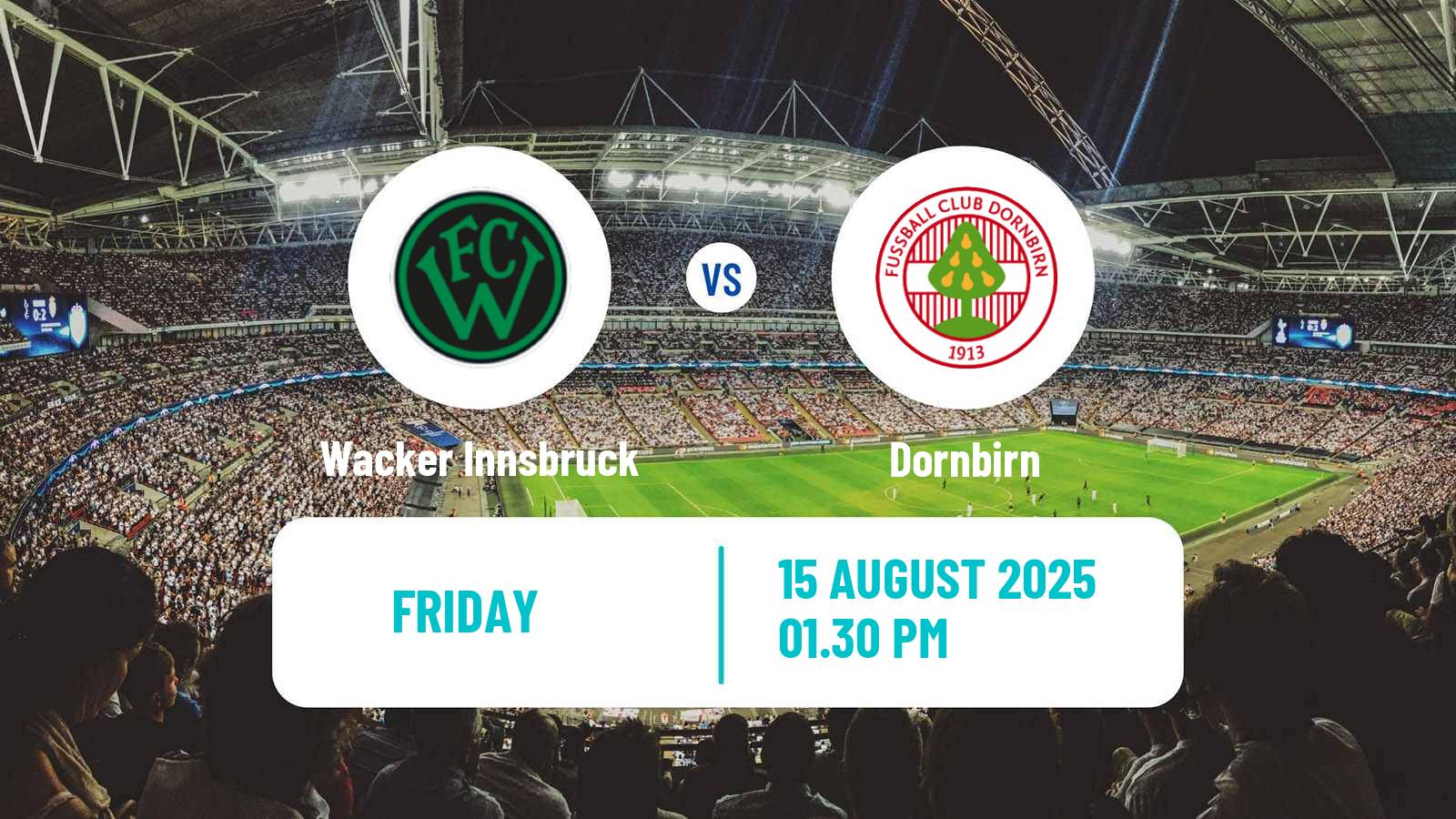 Football Austrian Regionalliga West Wacker Innsbruck - Dornbirn
