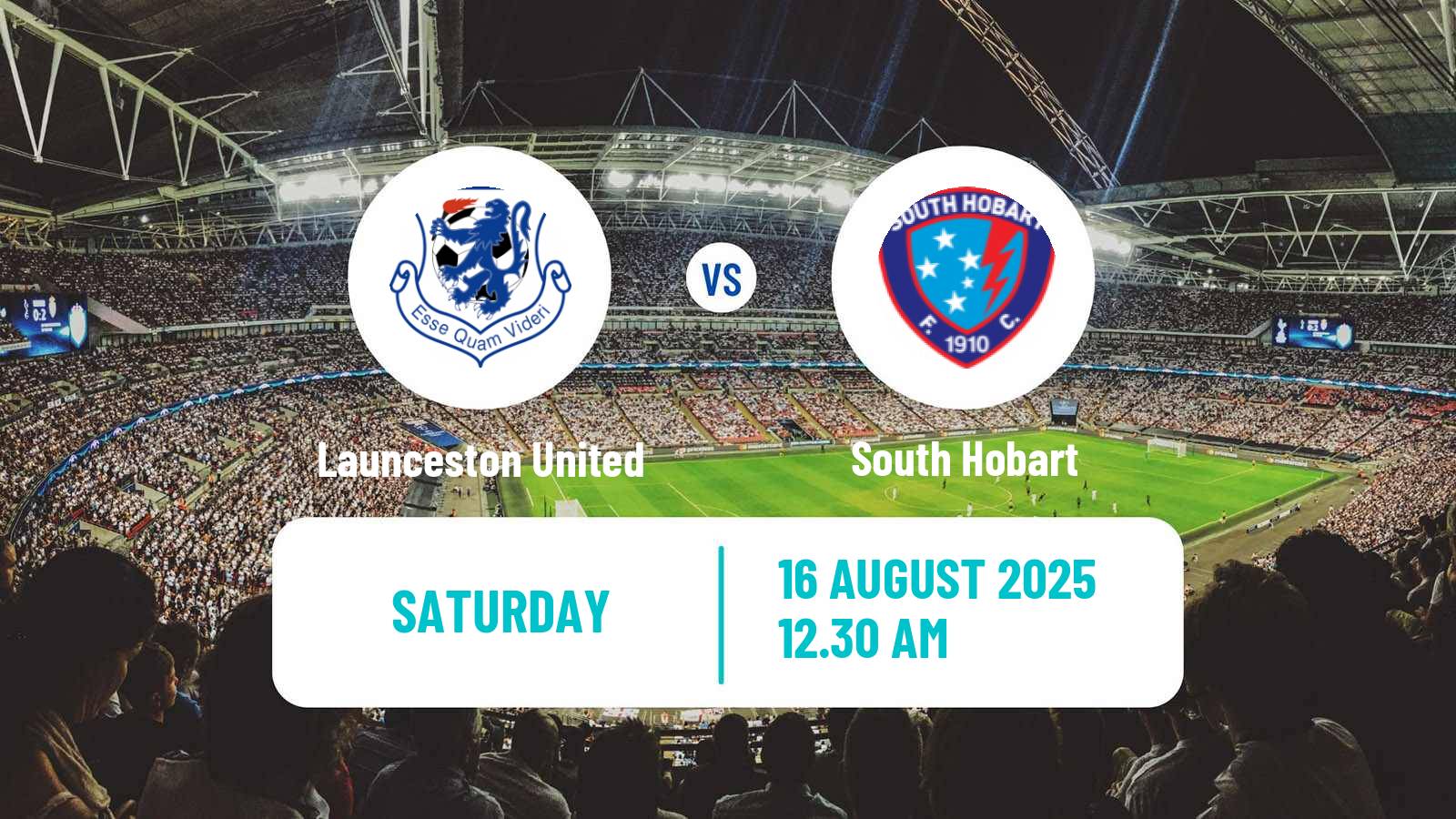 Football Australian NPL Tasmania Launceston United - South Hobart