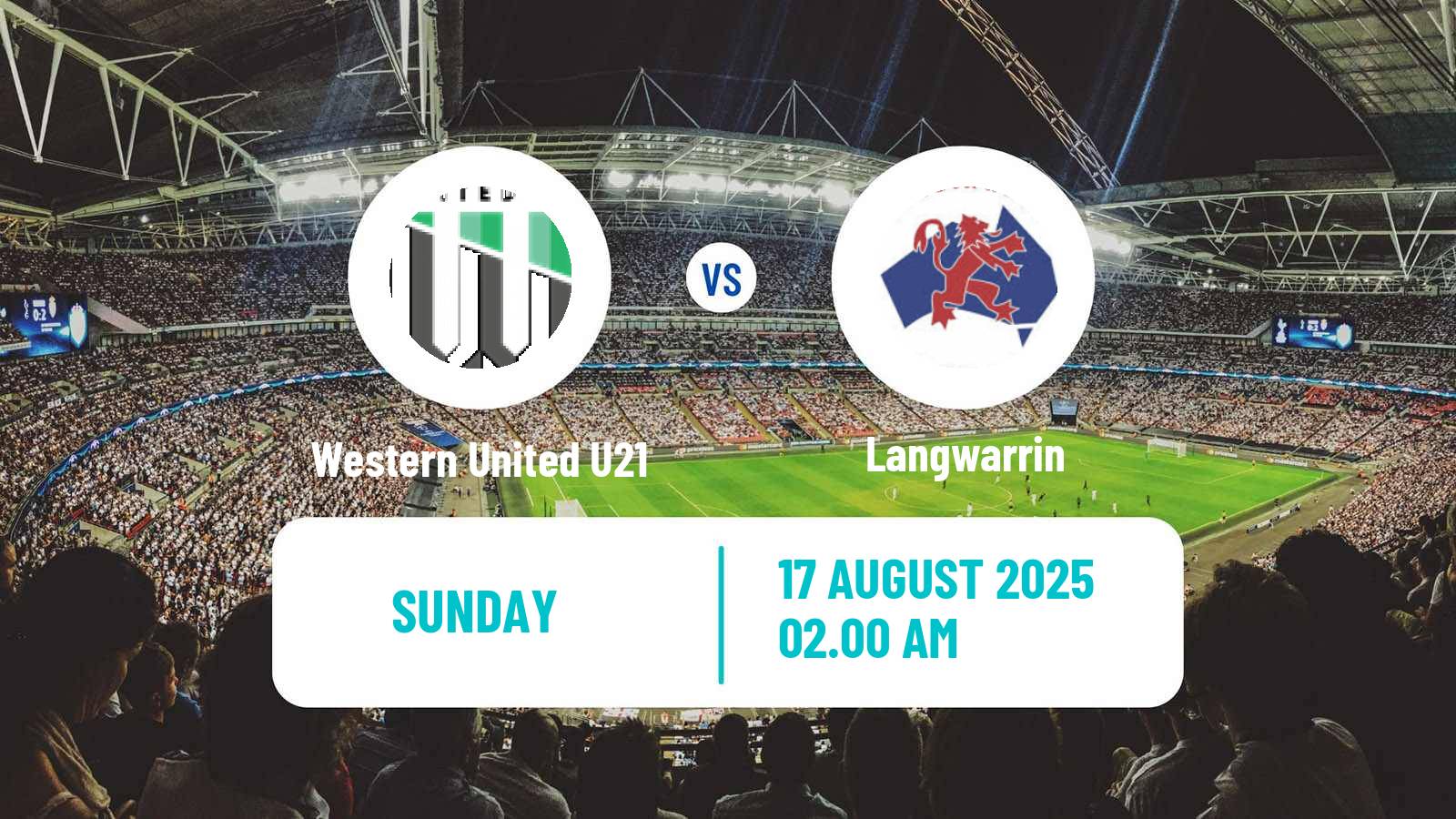 Football Australian Victoria Premier League Western United U21 - Langwarrin
