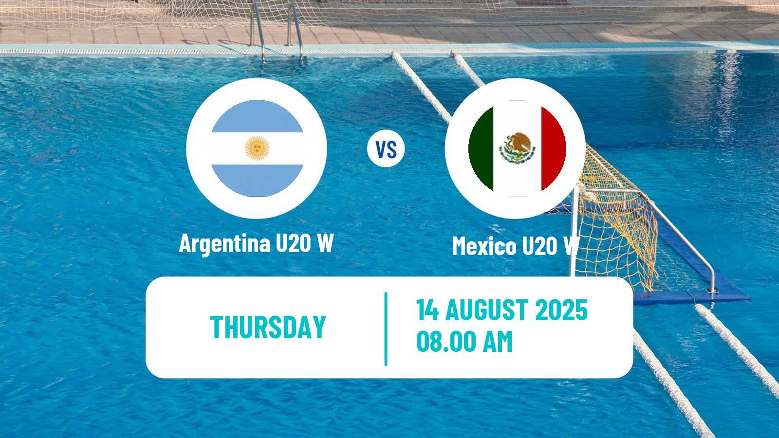 Water polo World Championship Water Polo U20 Women Argentina U20 W - Mexico U20 W