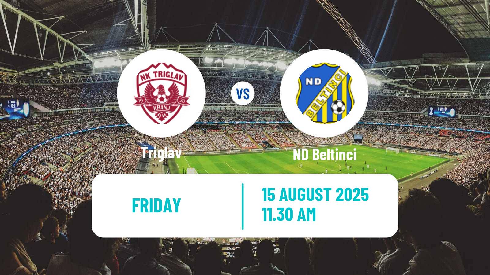Football Slovenian 2 SNL Triglav - Beltinci