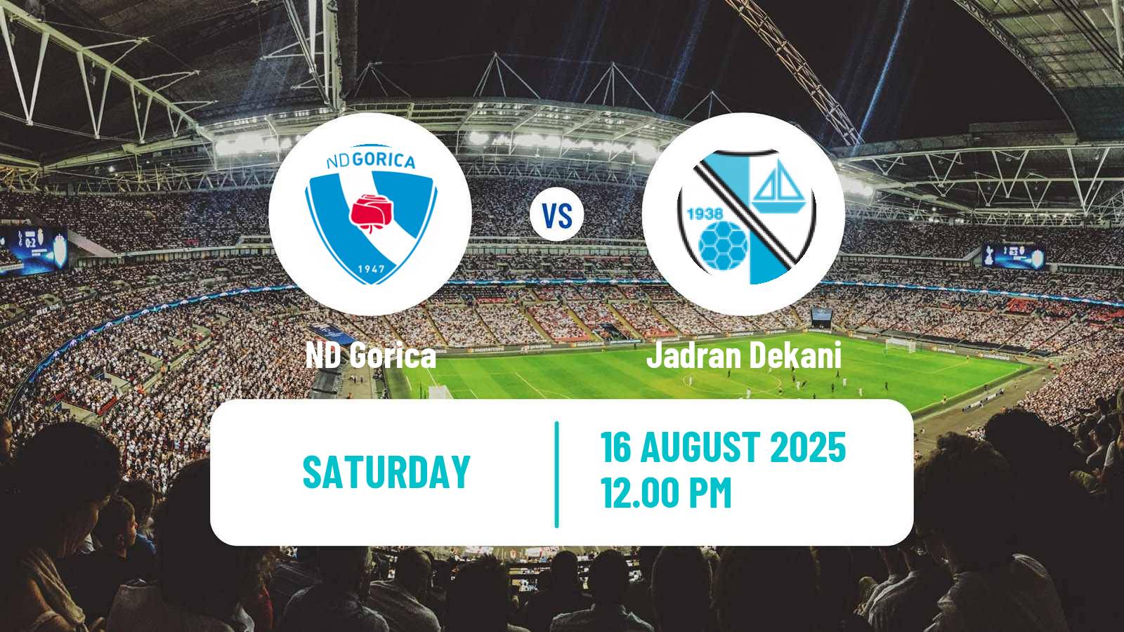 Football Slovenian 2 SNL Gorica - Jadran Dekani