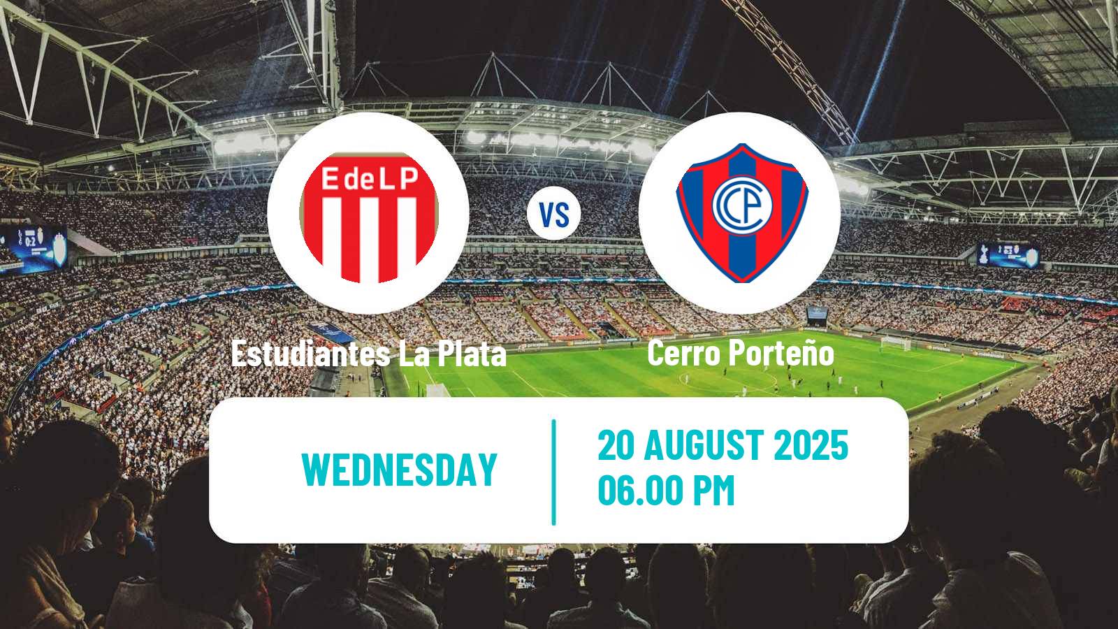 Football Copa Libertadores Estudiantes La Plata - Cerro Porteño