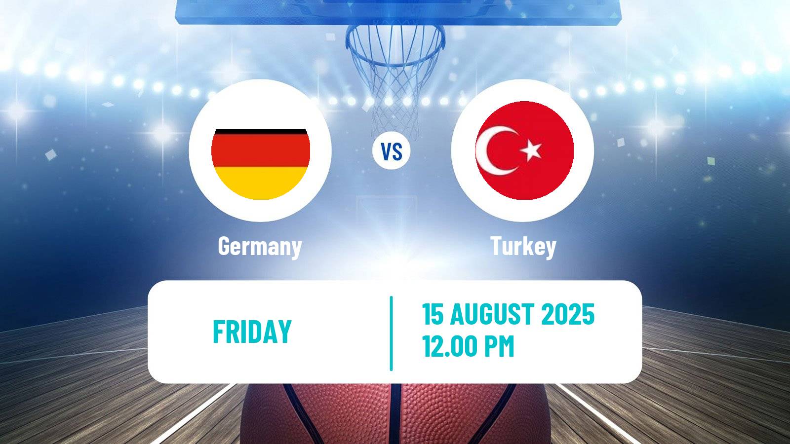 Basketball DBB Supercup Germany - Turkey