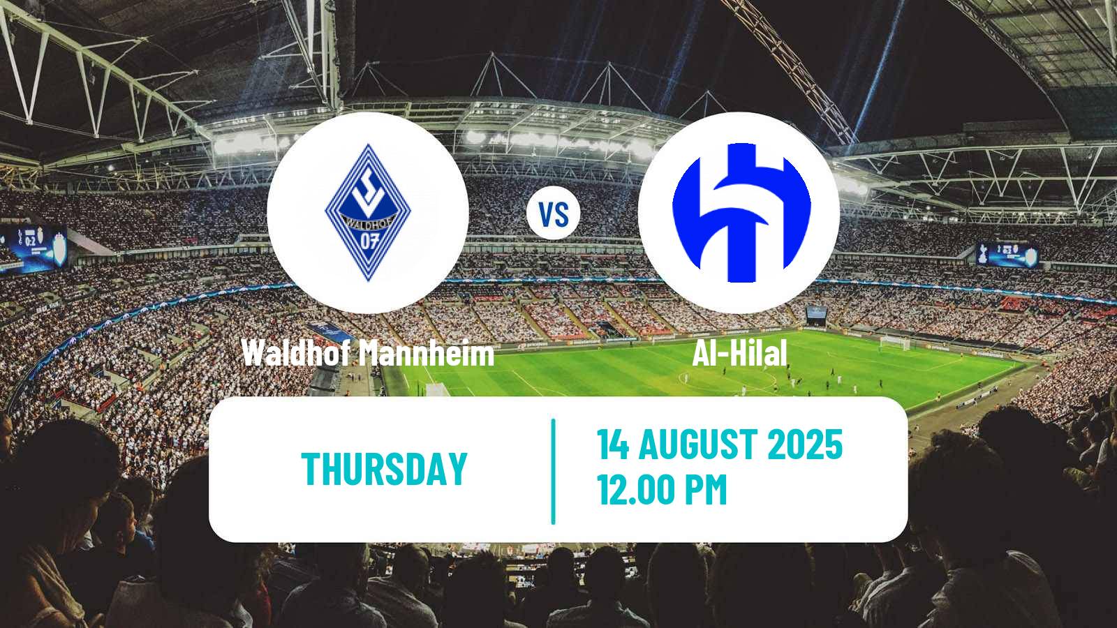 Football Club Friendly Waldhof Mannheim - Al-Hilal