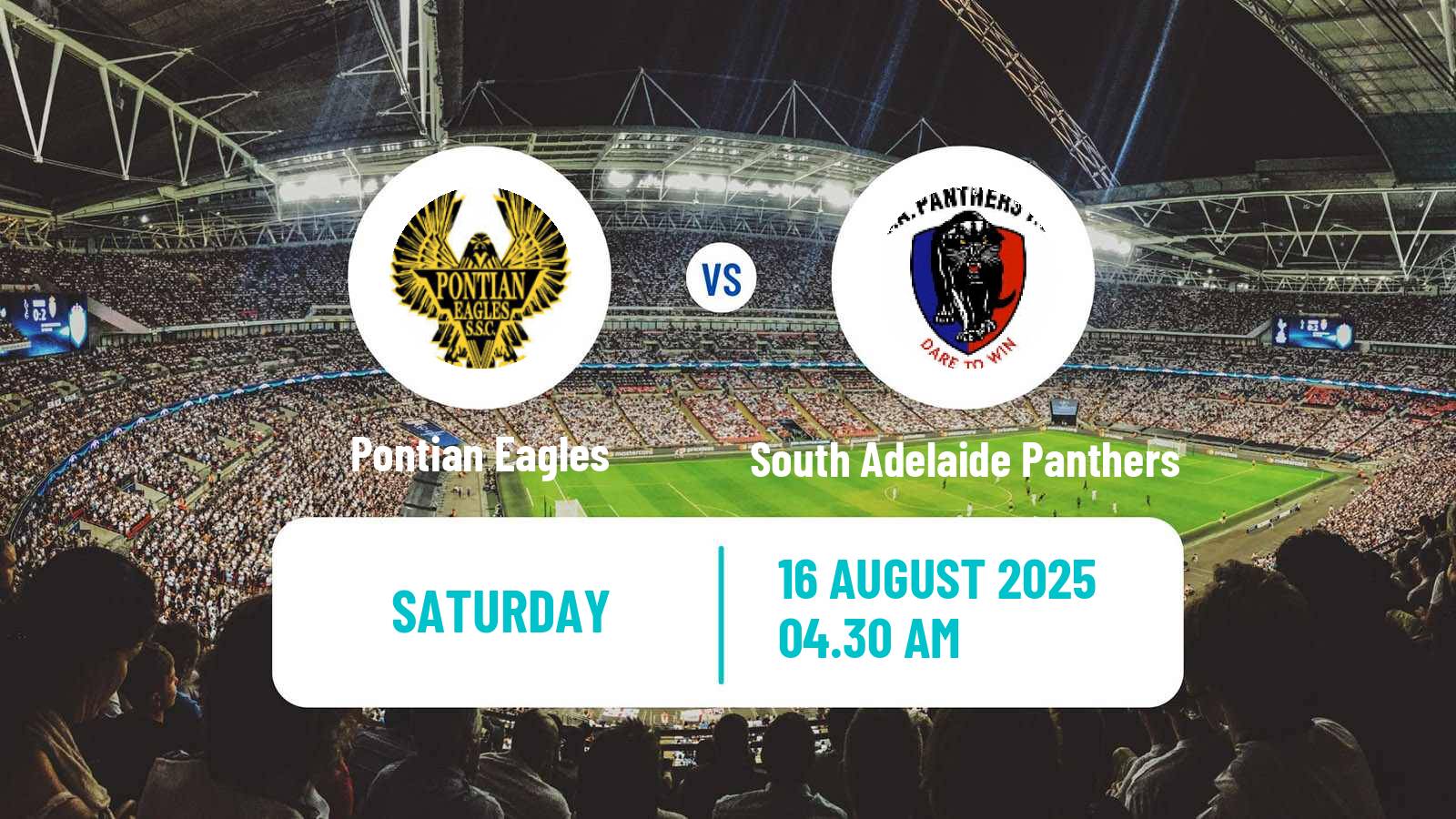 Football Australian SA State League Pontian Eagles - South Adelaide Panthers