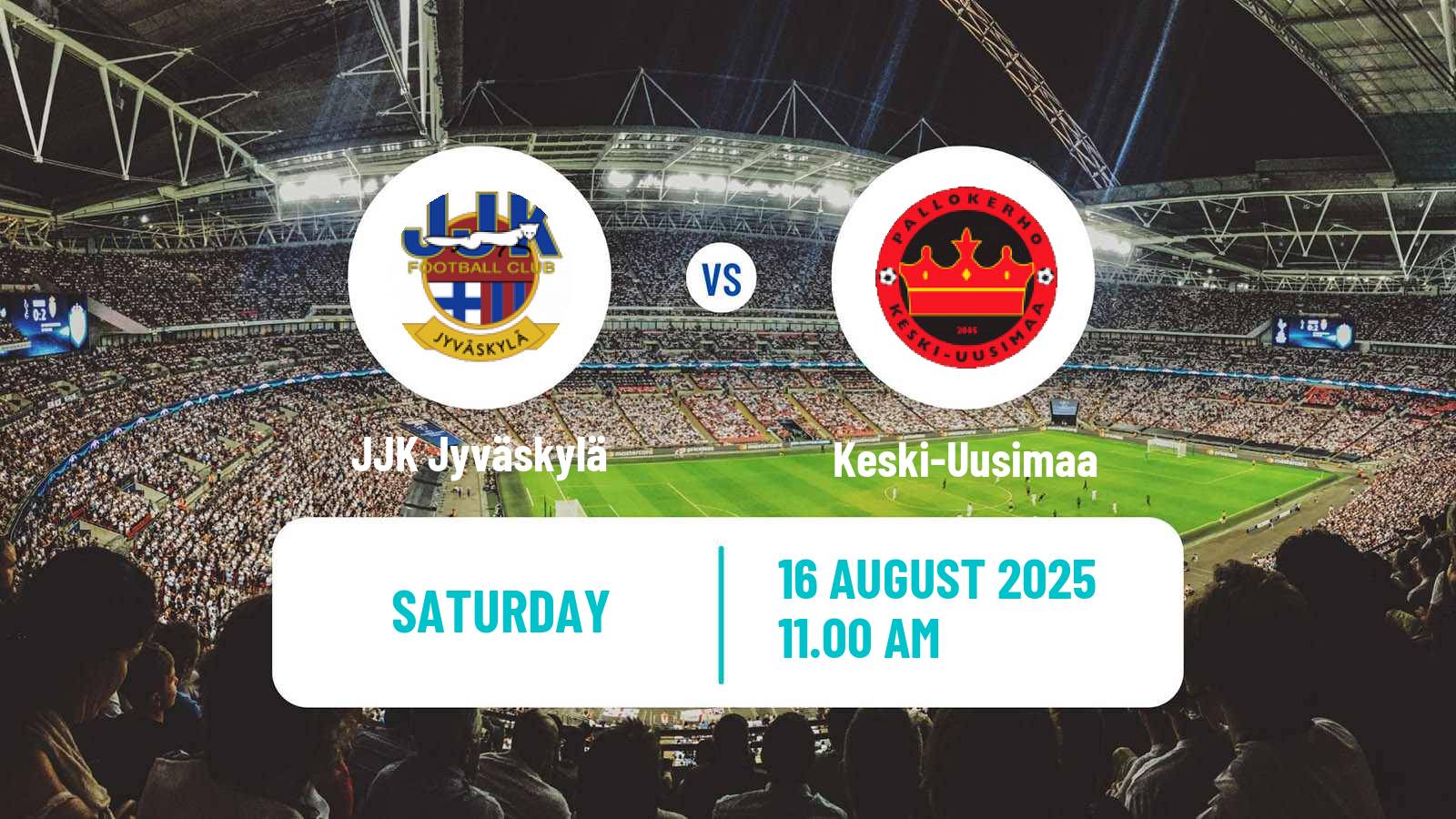 Football Finnish Ykkonen JJK Jyväskylä - Keski-Uusimaa