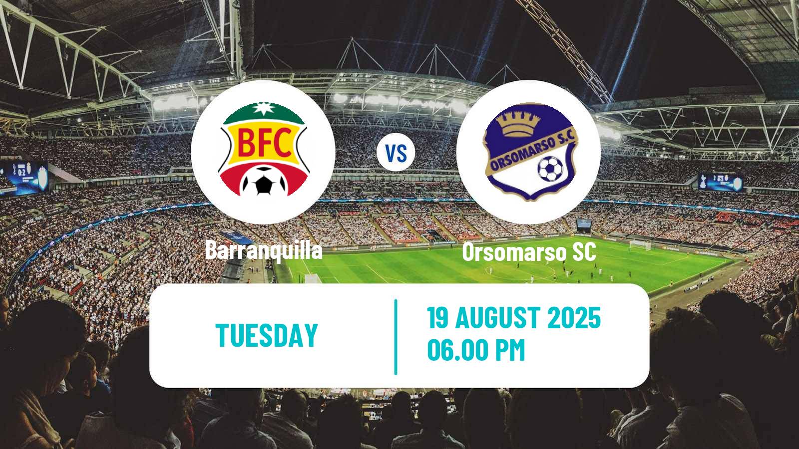 Football Colombian Primera B Barranquilla - Orsomarso