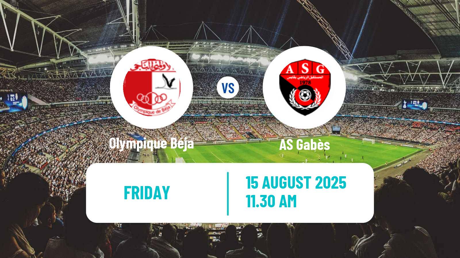 Football Tunisian Ligue Professionnelle 1 Olympique Béja - Gabès