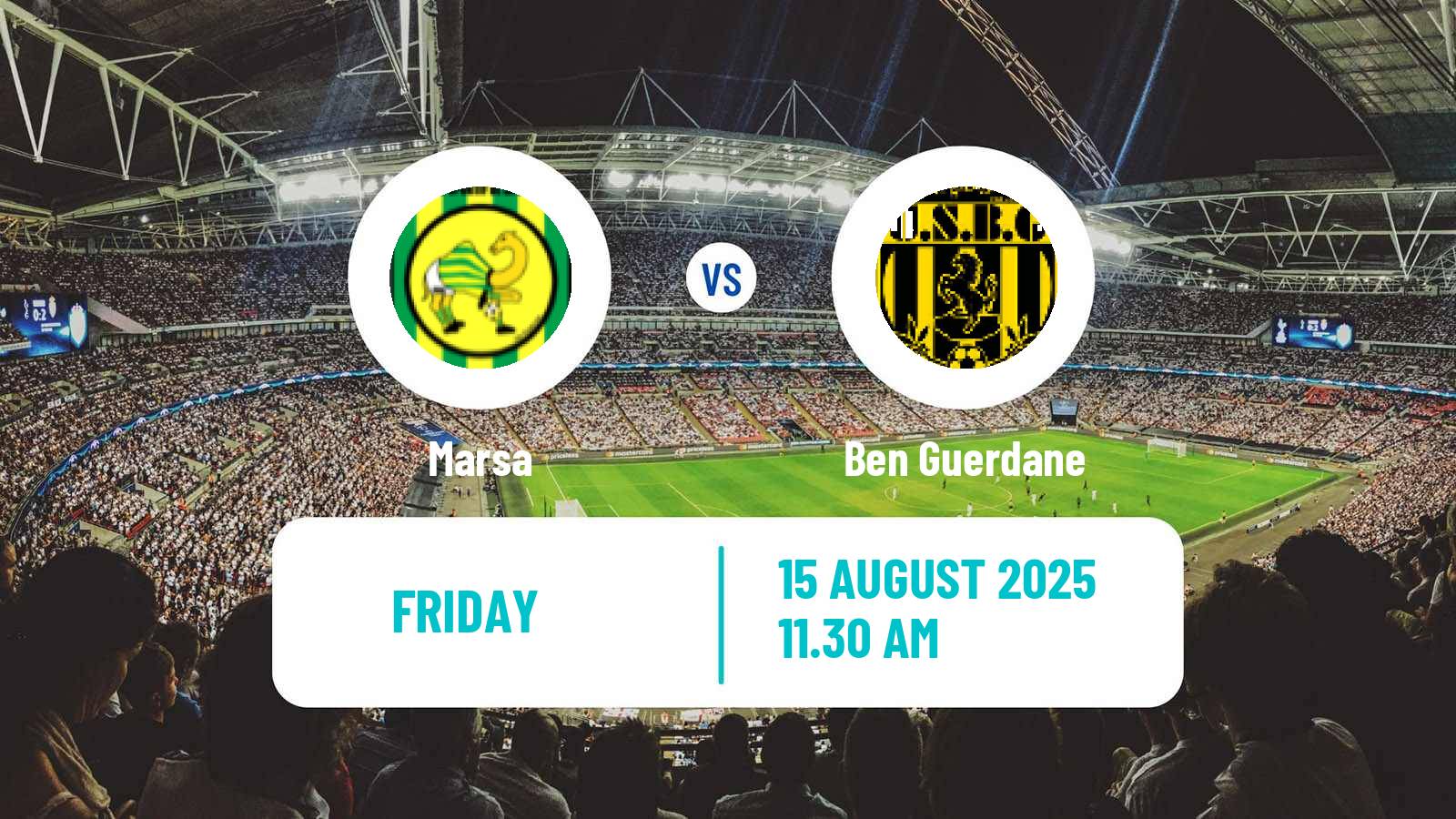 Football Tunisian Ligue Professionnelle 1 Marsa - Ben Guerdane