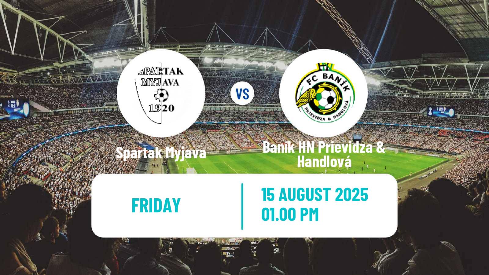 Football Slovak 3 Liga West Spartak Myjava - Baník HN Prievidza & Handlová