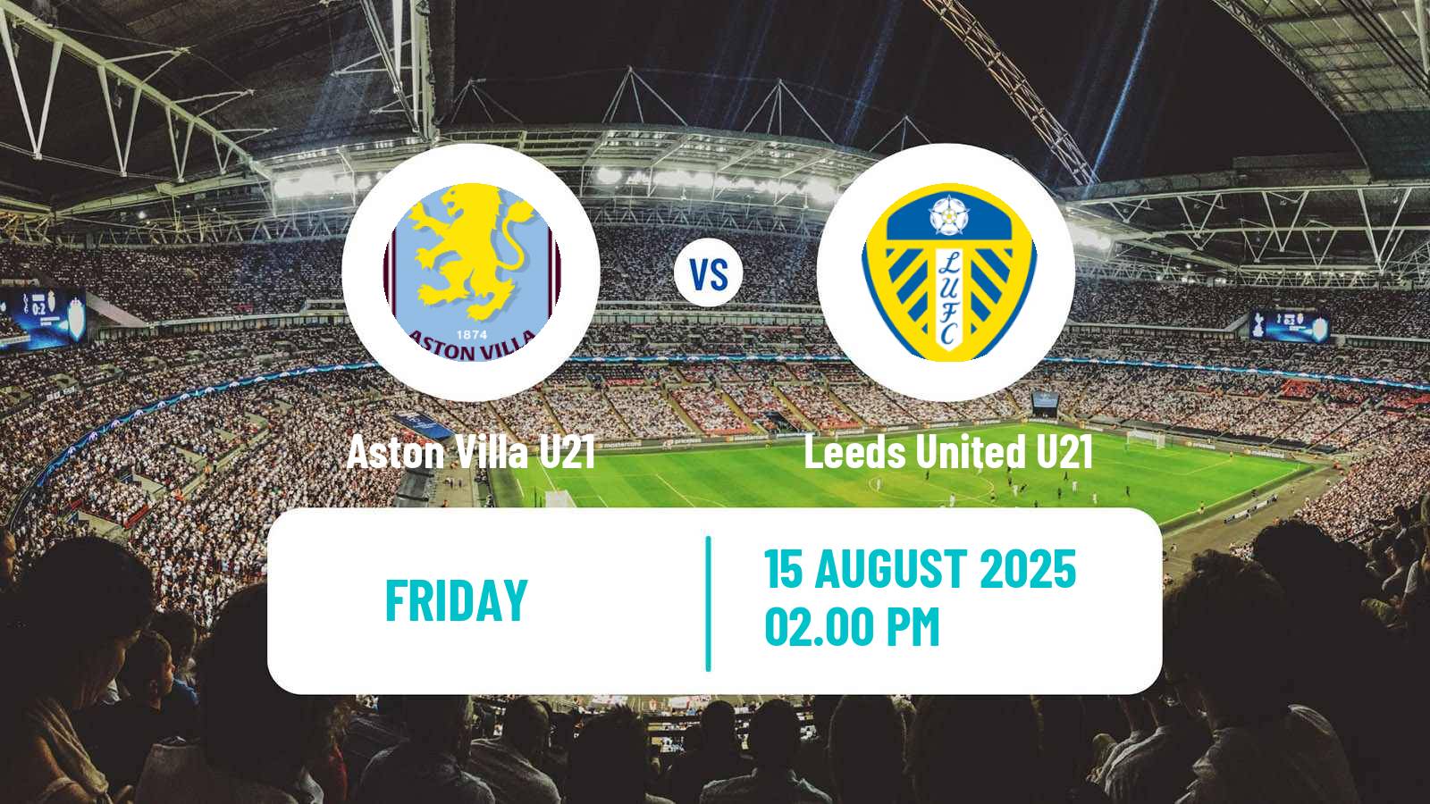Football English Premier League 2 Aston Villa U21 - Leeds United U21