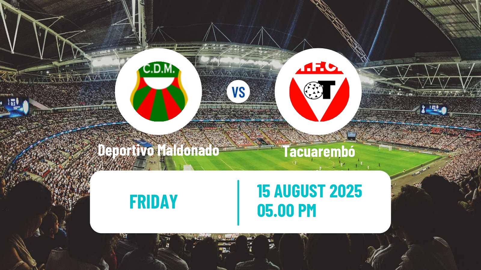 Football Uruguayan Segunda Division Deportivo Maldonado - Tacuarembó