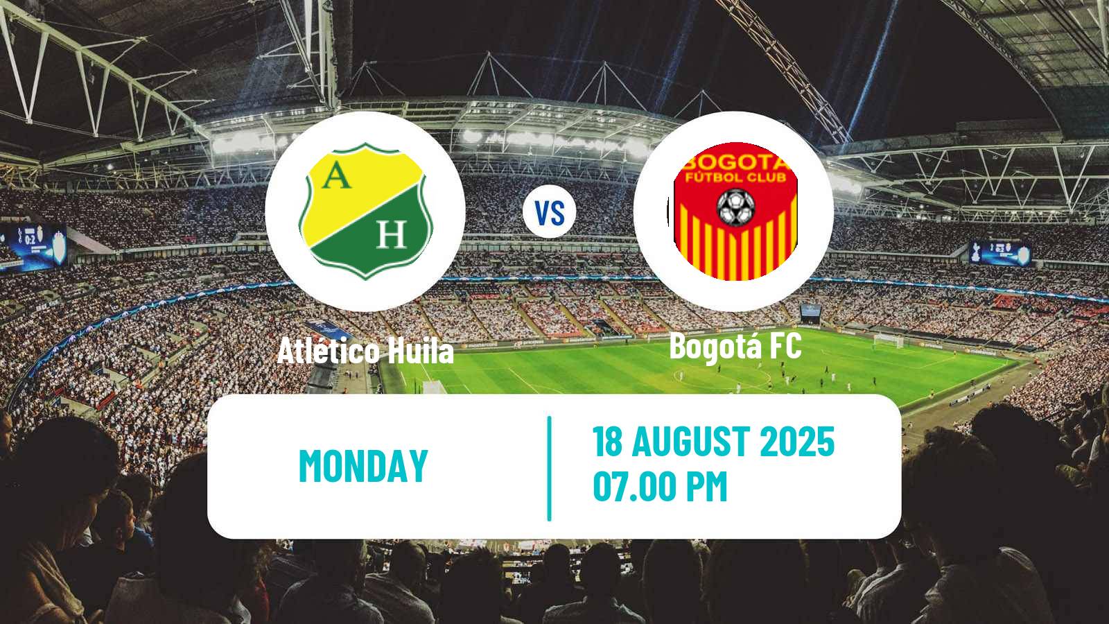 Football Colombian Primera B Atlético Huila - Bogotá