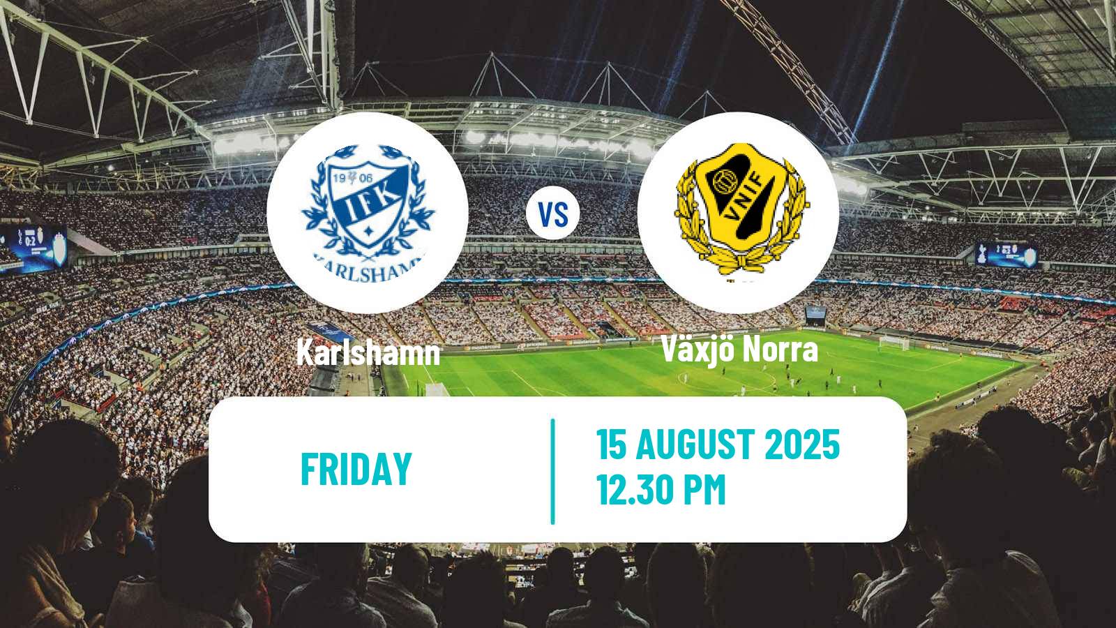 Football Swedish Division 2 - Södra Götaland Karlshamn - Växjö Norra