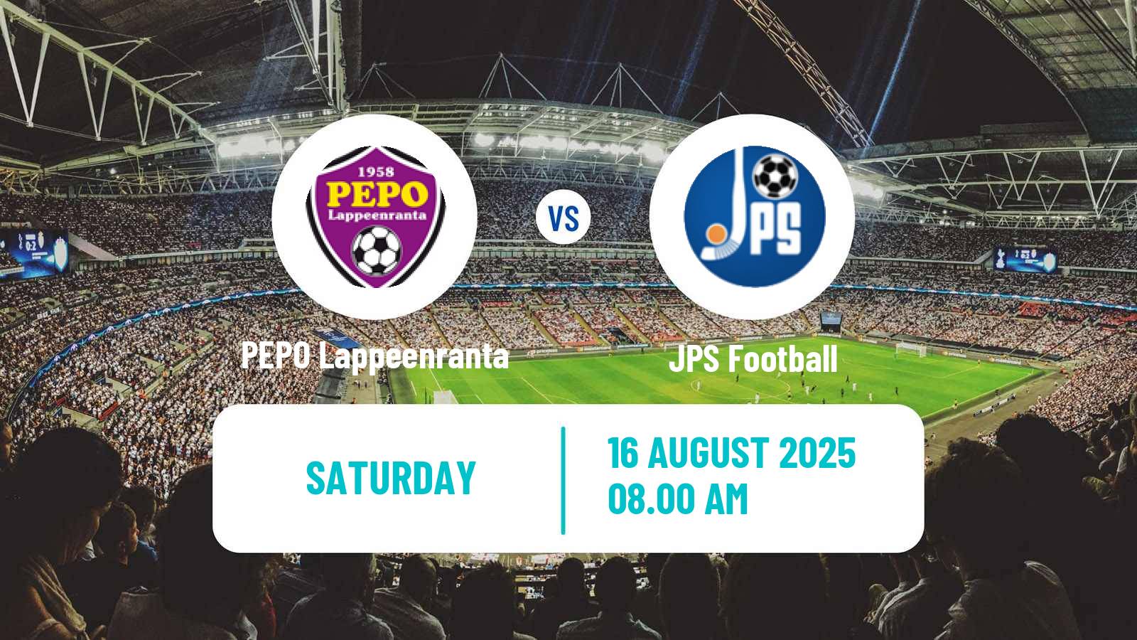 Football Finnish Kakkonen Group A PEPO Lappeenranta - JPS