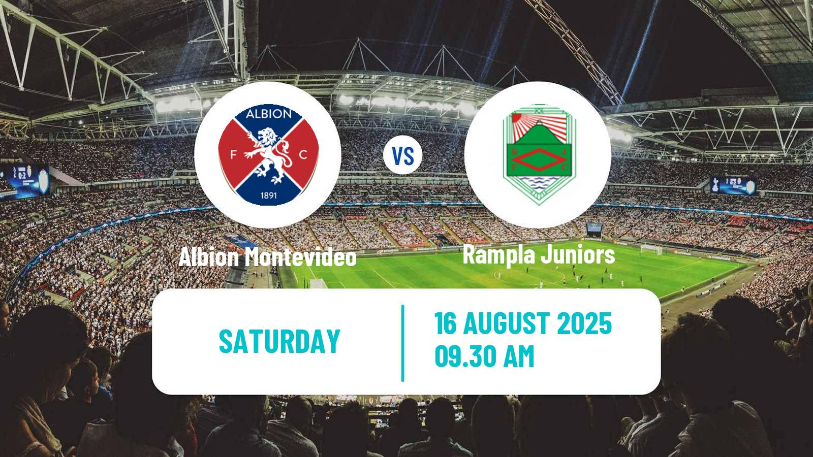 Football Uruguayan Segunda Division Albion Montevideo - Rampla Juniors