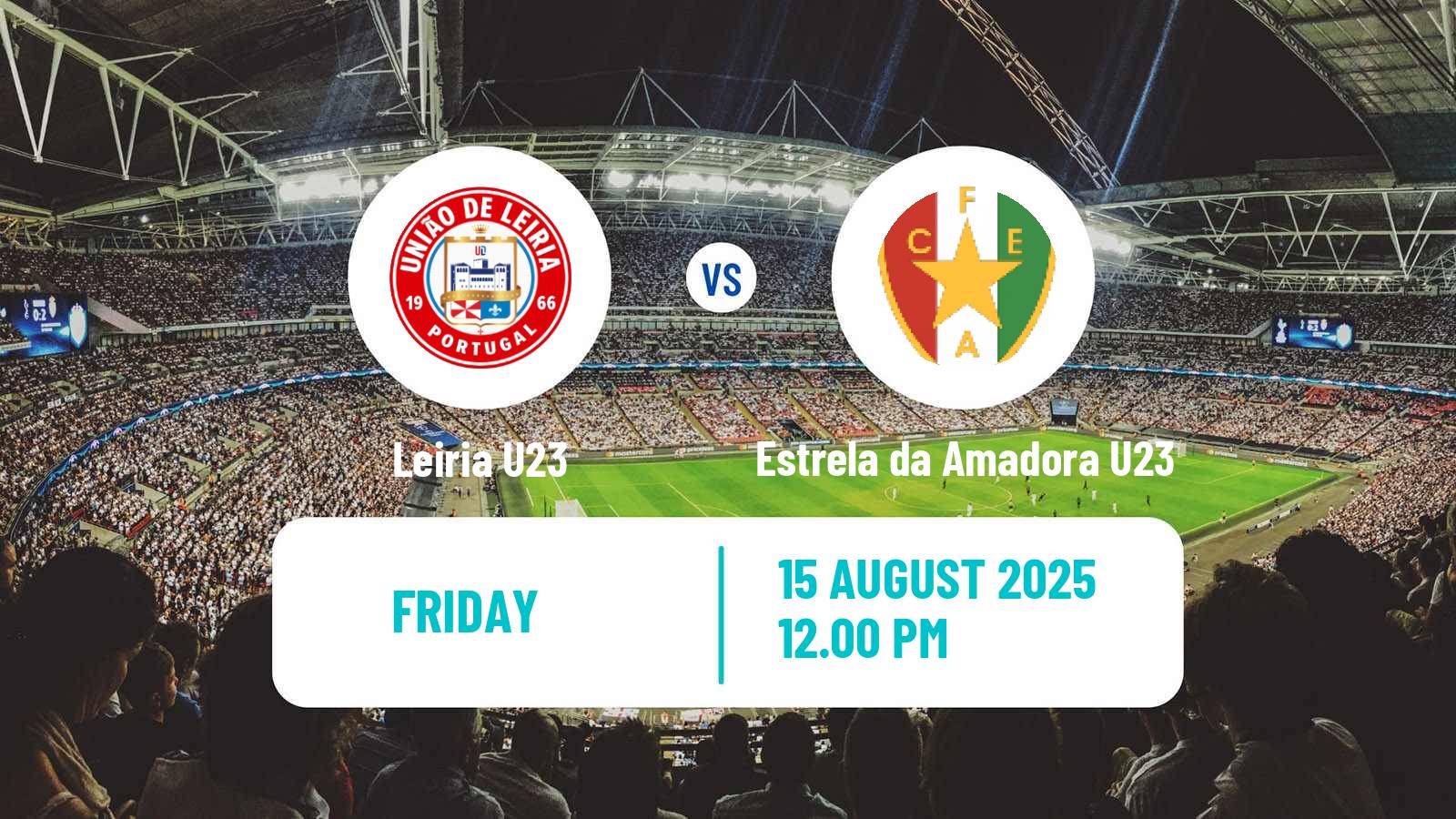 Football Portuguese Liga Revelacao U23 Leiria U23 - Estrela da Amadora U23