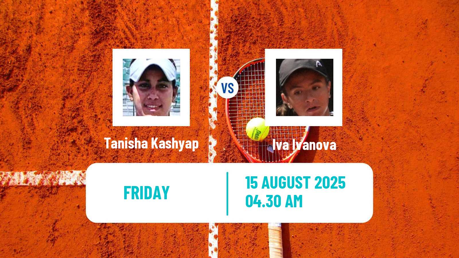 Tennis ITF W15 Monastir 29 Women Tanisha Kashyap - Iva Ivanova