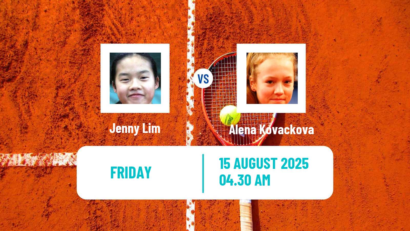 Tennis ITF W15 Monastir 29 Women Jenny Lim - Alena Kovackova