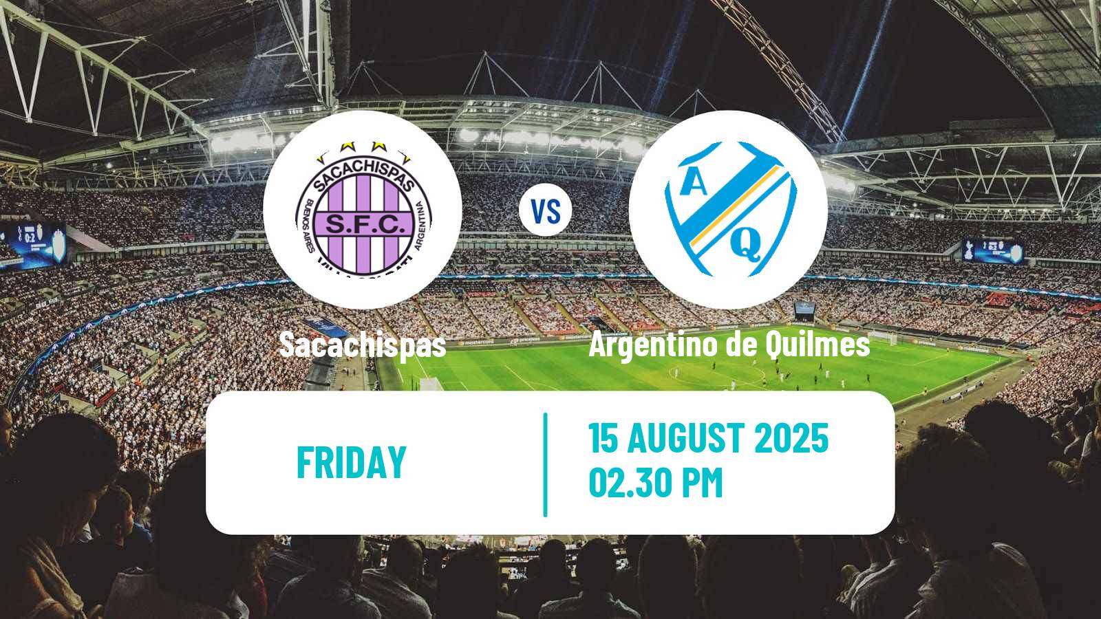 Football Argentinian Primera B Sacachispas - Argentino de Quilmes