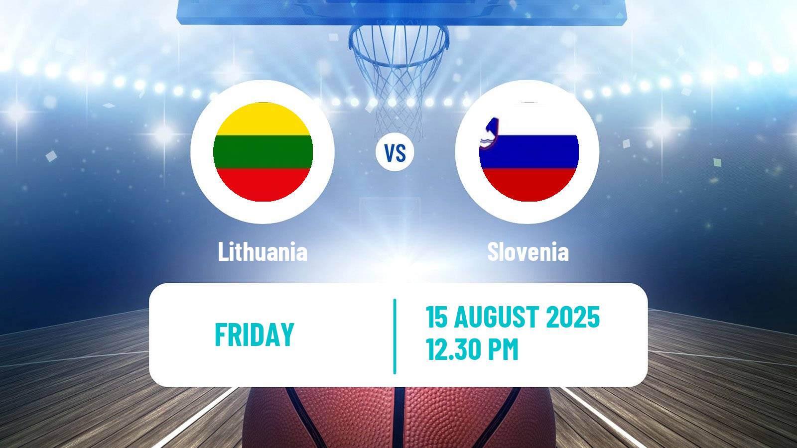 Basketball Friendly International Basketball Lithuania - Slovenia