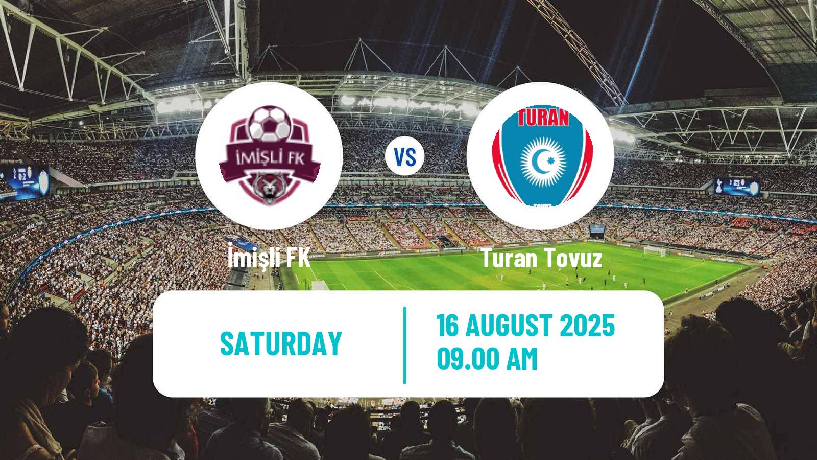 Football Azerbaijan Premier League İmişli - Turan Tovuz