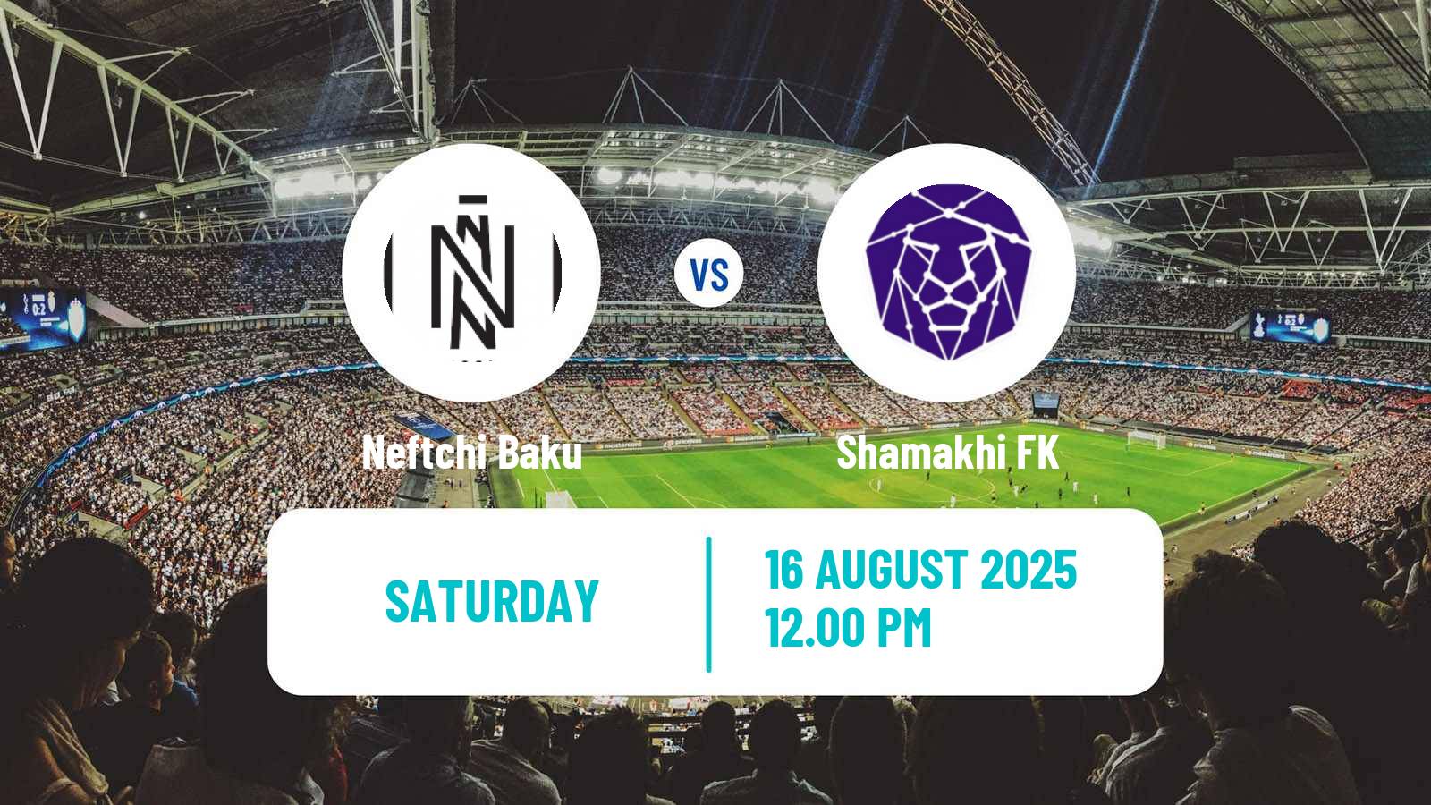 Football Azerbaijan Premier League Neftchi Baku - Shamakhi