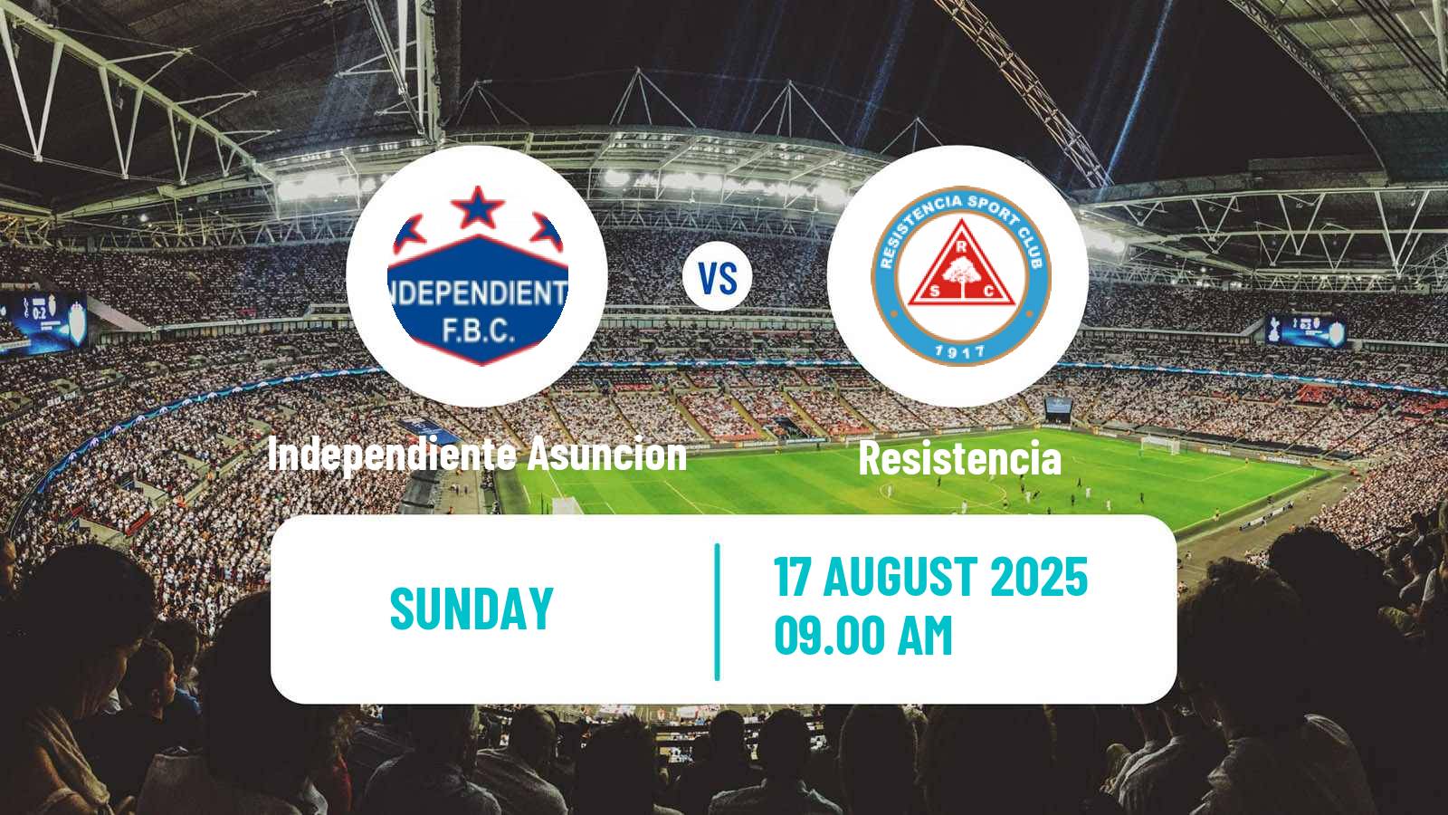 Football Paraguayan Division Intermedia Independiente Asuncion - Resistencia