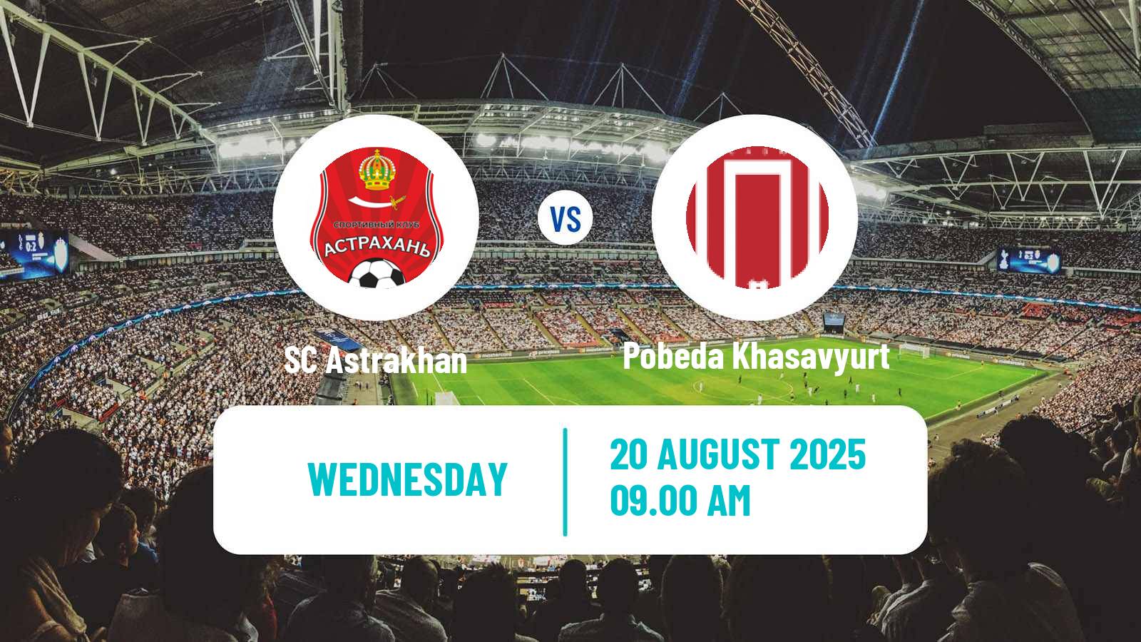 Football Russian Cup Astrakhan - Pobeda Khasavyurt