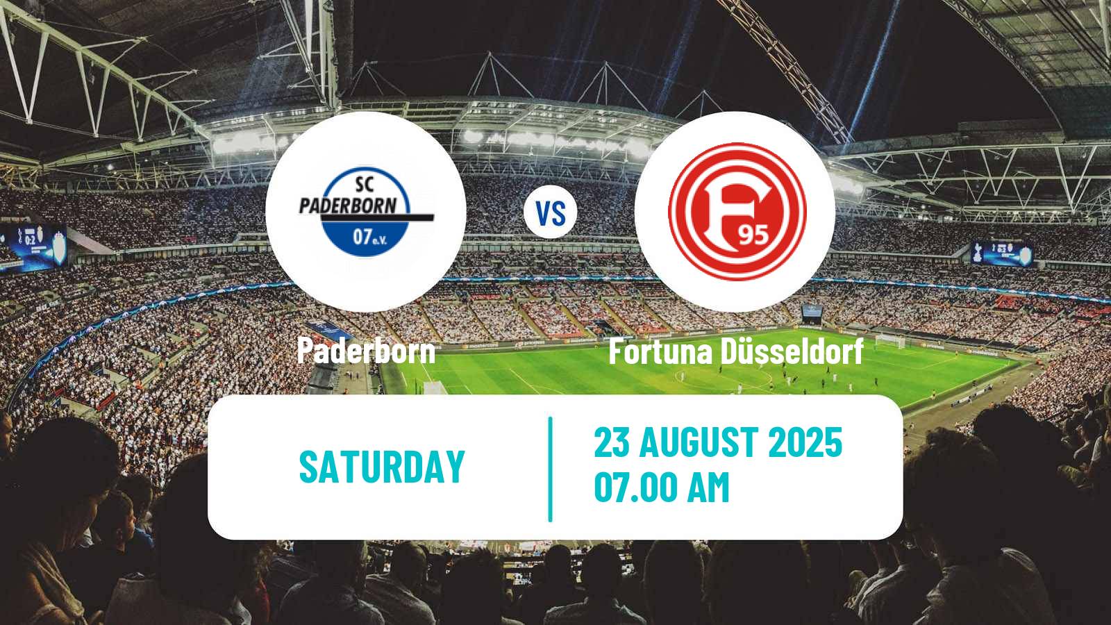 Football German 2 Bundesliga Paderborn - Fortuna Düsseldorf