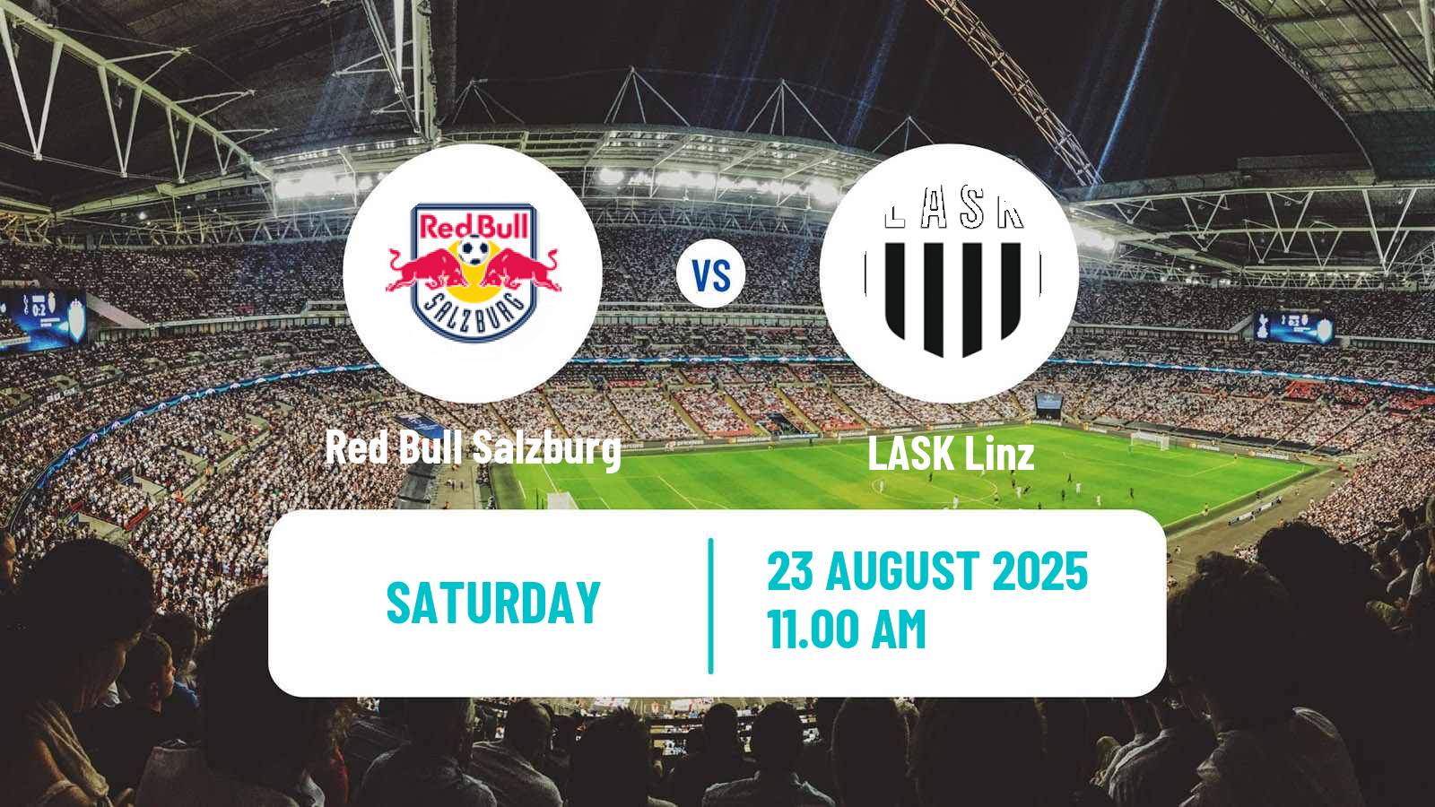 Football Austrian Bundesliga Red Bull Salzburg - LASK Linz