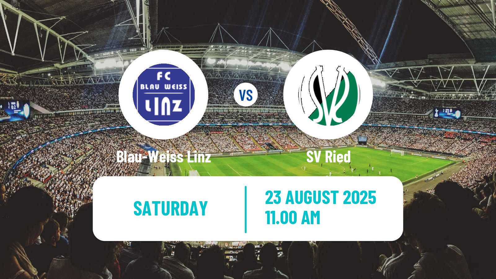 Football Austrian Bundesliga Blau-Weiss Linz - Ried