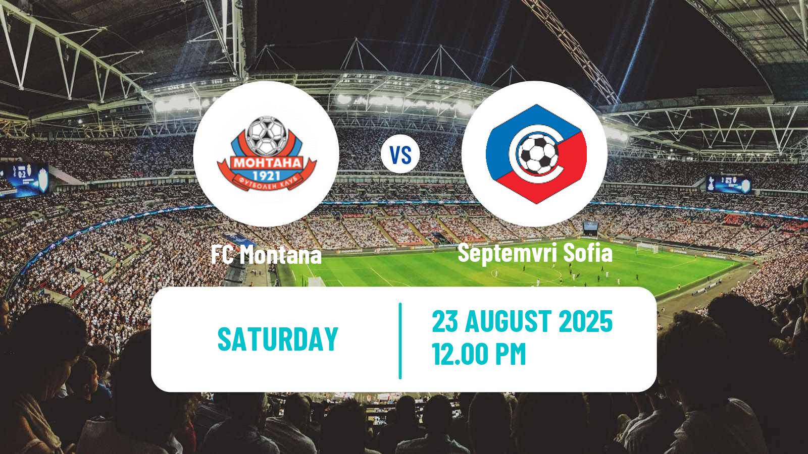 Football Bulgarian Parva Liga Montana - Septemvri Sofia