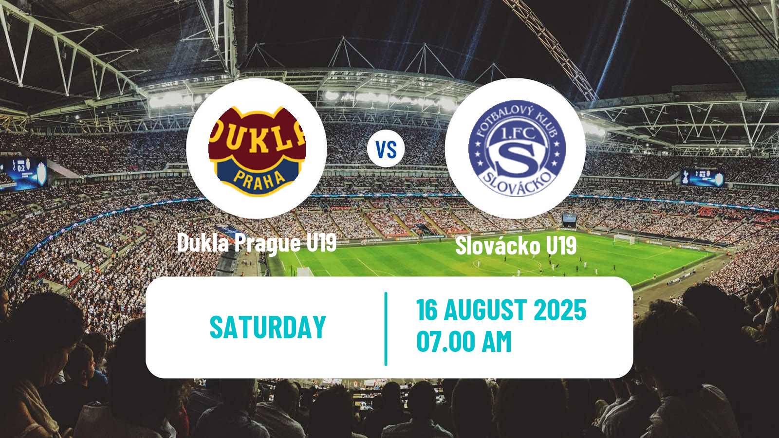 Football Czech U19 League Dukla Prague U19 - Slovácko U19