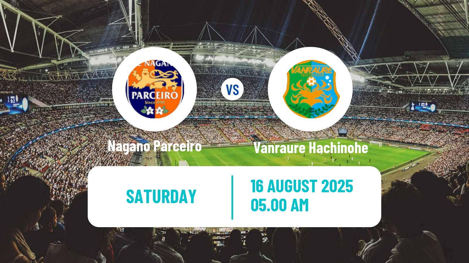 Football Japan J3 League Nagano Parceiro - Vanraure Hachinohe
