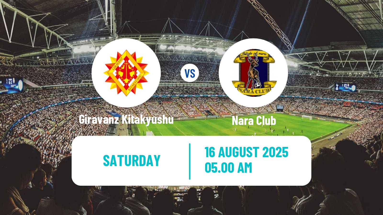 Football Japan J3 League Giravanz Kitakyushu - Nara Club