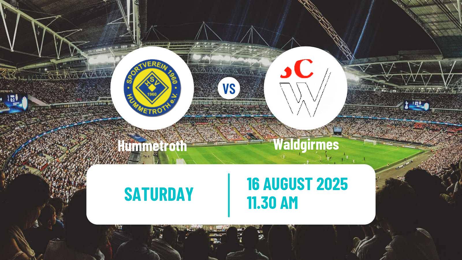 Football German Oberliga Hessen Hummetroth - Waldgirmes